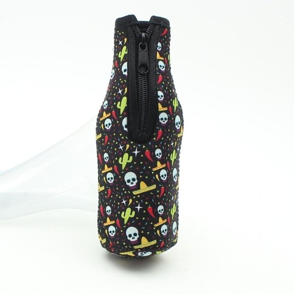 Cinco De Mayo La Catrina Skeletons Bottle Koozie Mexico - Picture 3 of 6
